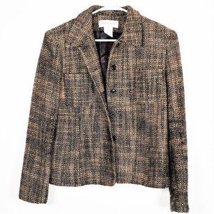 Jones New York Wool blend vintage boxy blazer  Size 16